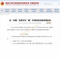 含“中国”及首字为“国”字商标的审查审理标准